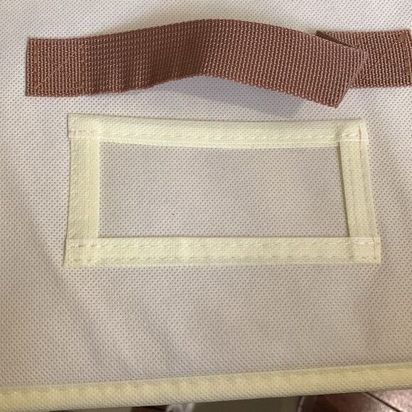 15X10X10 Storage Bins for Home or Office beige. New - Picture 4 of 4